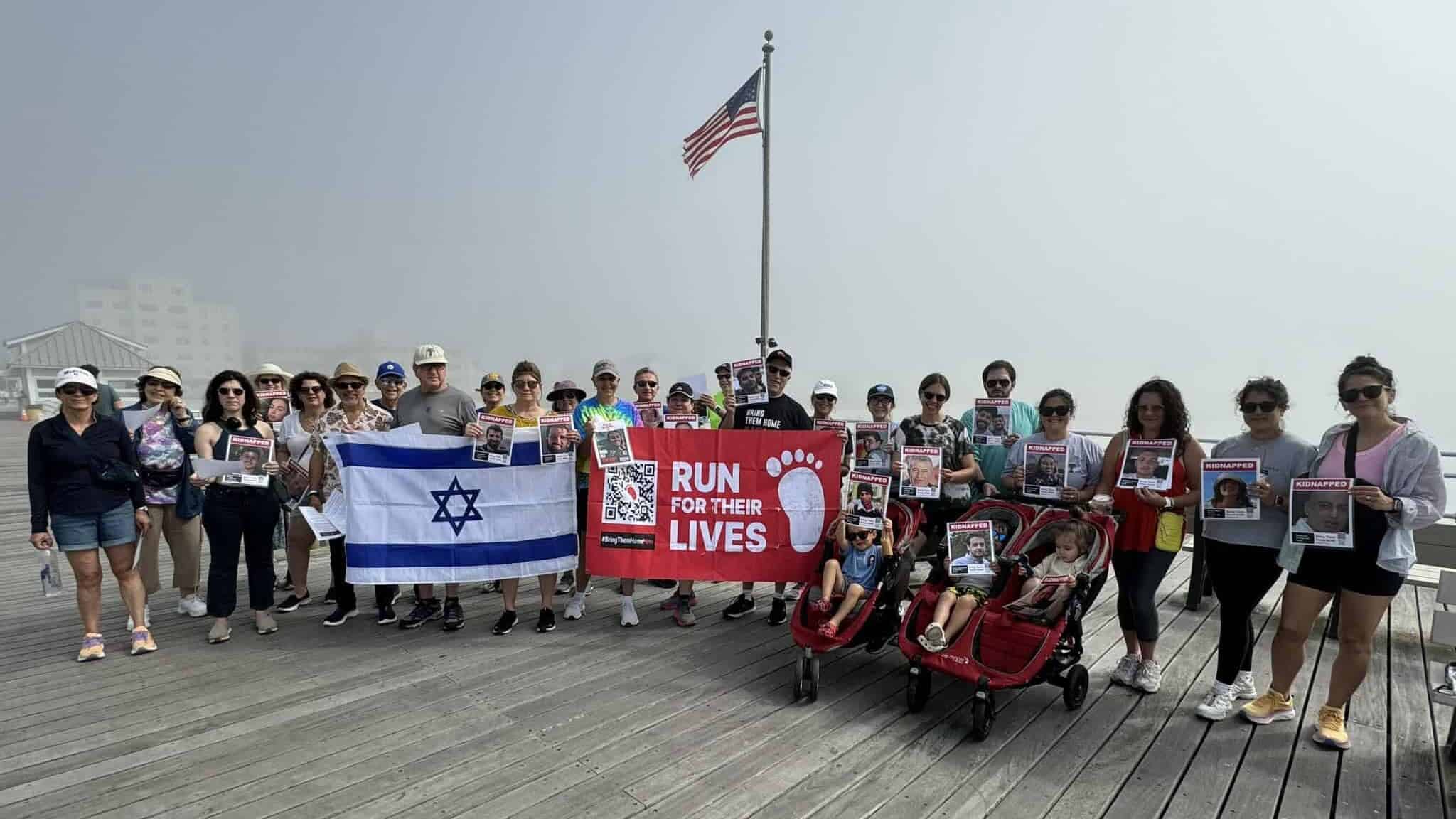 Weekly Boardwalk Run / Walk For Release of Gaza Hostages 3 Weekly Boardwalk Run / Walk For Release of Gaza Hostages